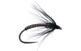 Black Metallic Soft Hackles Spider BL