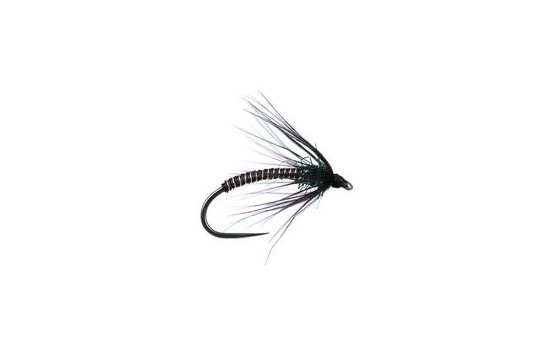 Black Metallic Soft Hackles Spider BL