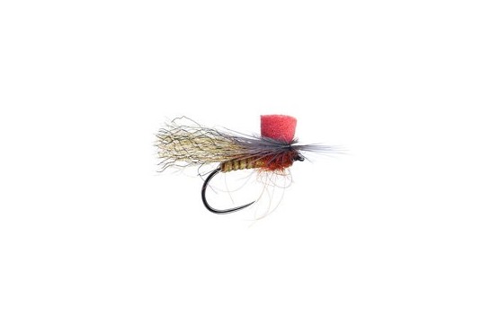 Repfiber High Viz Caddis BL Red Post