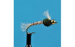 Bead Head Chironomid Pupa Red Ribbed