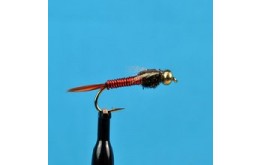 Bead Head Copper John Red