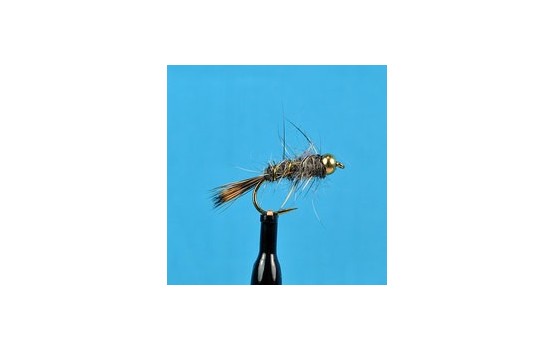 Bead Head Flash Black Hare's Ear Dark