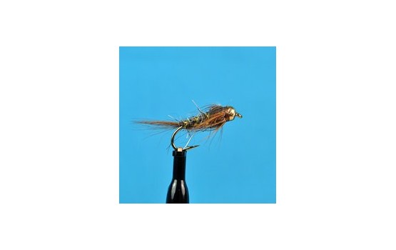 Bead Head March Brown Soft Hackle Olive