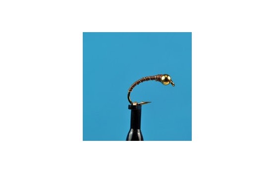 Bead Head Midge Brown Silver