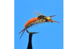 Bead Head Orange Back Yellow Sally