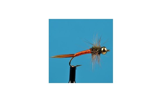 Bead Head Prince Nymph Neon Orange