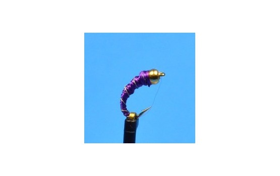 Bead Head Purple Midge