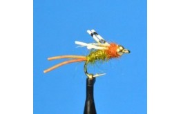 Bead Head Rubber Legs Prince Krystal Flash