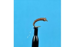 Bead Head Zebra Midge Brown