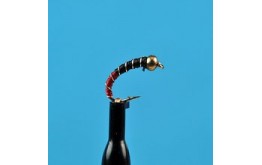Bead Head Zebra Midge Red Black