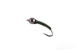 Brassie Bi Color Bead Head GreenBlack