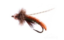 Caddis Poopah Bead Head Dark Tan