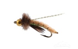 Caddis Poopah Bead Head Tan