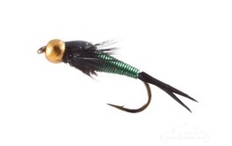 Copper John Nymph Bead Head Green