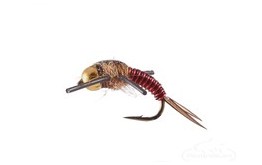 Copper John Nymph Wired BH RL Red