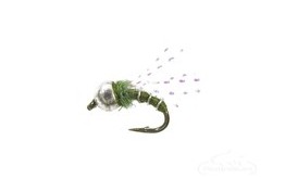Crystal Midge Olive Tungsten Bead