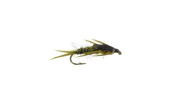 Double BH Vinyl Olive Stonefly