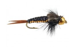 Fat Woven Yellow Black Stone