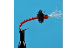 Glass Bead Rojo Midge Red
