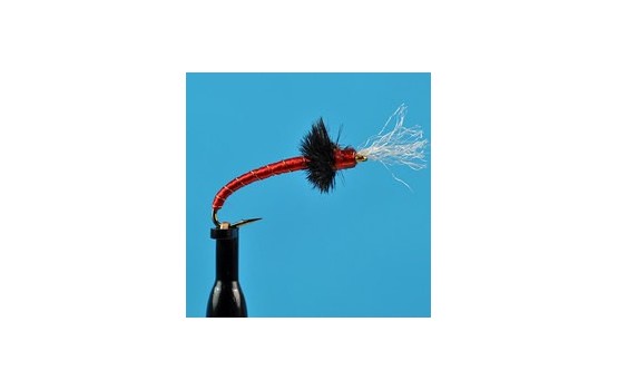 Glass Bead Rojo Midge Red