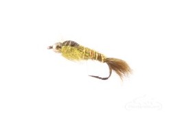 Hares Ear Nymph Bead Head Light Olive