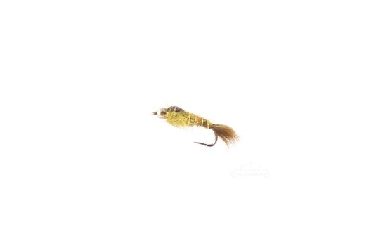 Hares Ear Nymph Bead Head Light Olive