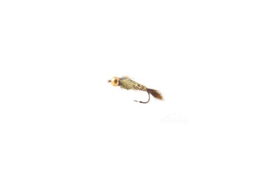 Hares Ear Nymph Bead Head Olive