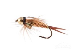 Prince Nymph Hot Wire Red Yellow Tungsten Bead Head