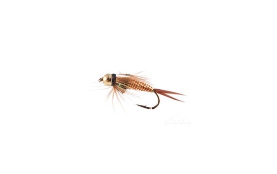 Prince Nymph Hot Wire Red Yellow Tungsten Bead Head