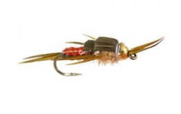 Woven Olive Rainbow BH Stonefly