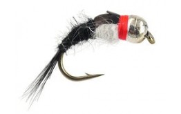 Tungsten Black And White Nymph