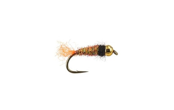 Tungsten Golden Orange Tag Nymph