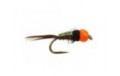 Tungsten Tinsel Pheasant Hot Orange Nymph