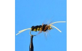 Tungsten Bead Head Bitch Creek   Yellow Black