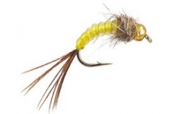 Yellow Body Glass Tungsten Nymph