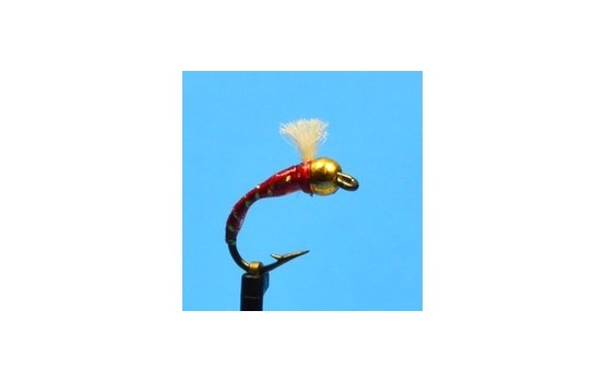 3d Glass Epoxy Bead Head Buzzer Red