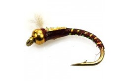 3D Glass Epoxy Bead Head Nymph Claret