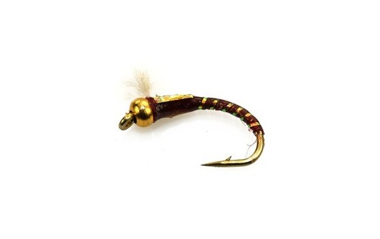 3D Glass Epoxy Bead Head Nymph Claret