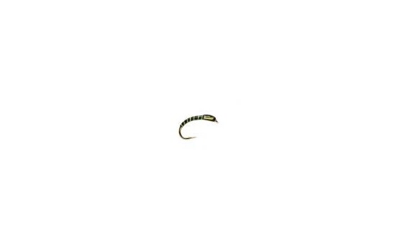 Flo Green Ribbed Black Buzzer