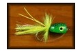 Bass Popper Chartreuse Frog