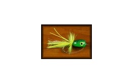 Bass Popper Chartreuse Frog