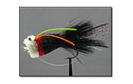 Bass Popper Deer Hair Black