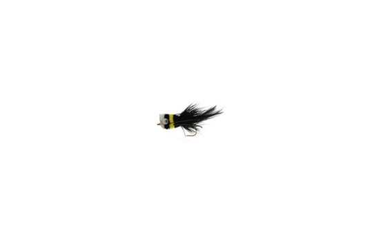 Deer Hair Bass Bug Black Yellow