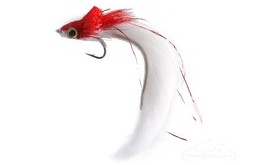 Diver Rabbit Strip Weedless Red White