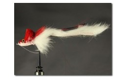 Diver Red White Deer Hair