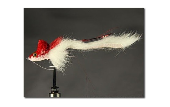 Diver Red White Deer Hair