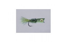 Olive Panfish Popping Bug   FM