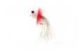 Panfish Popper Foam White Red