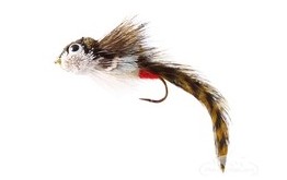 Sculpin Deer Hair Olive Red Butt