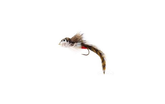 Sculpin Deer Hair Olive Red Butt